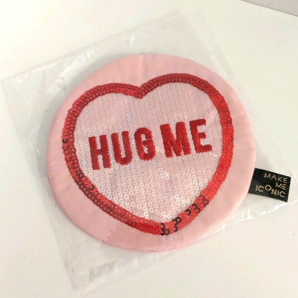 Make Me Iconic Handbags - Make Me Iconic Sequin Hug Me heart mini purse